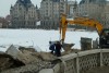 На набережной в Казани началась масштабная стройка